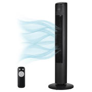 thumbnail: Inventum  Torenventilator - 3 snelheden, 4 windtypes - 102 cm hoog - 90° draaien - Zwart