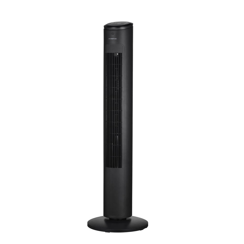 Inventum Torenventilator - 3 snelheden, 4 windtypes - 102 cm hoog - 90° draaien - Zwart