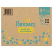 thumbnail: Pampers Premium Protection Maat 3+ Maandbox - 186 Luiers - 7kg-11kg