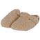 Apollo teddy pantoffels zand