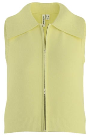 gebreide top - geel