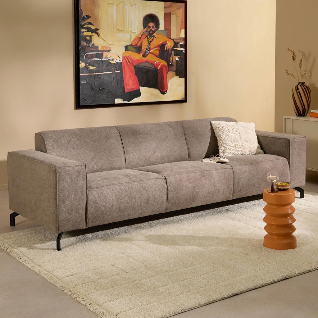 NOUS Living 3-zitsbank Brent - bruin