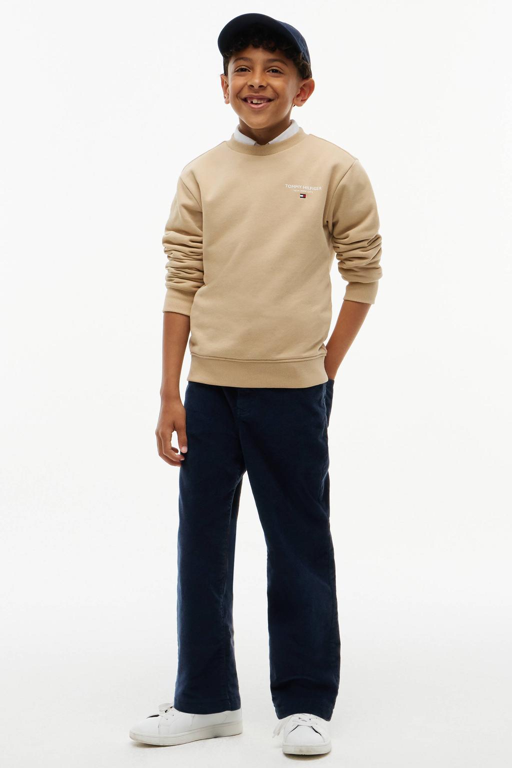 Tommy Hilfiger sweater met logo - beige