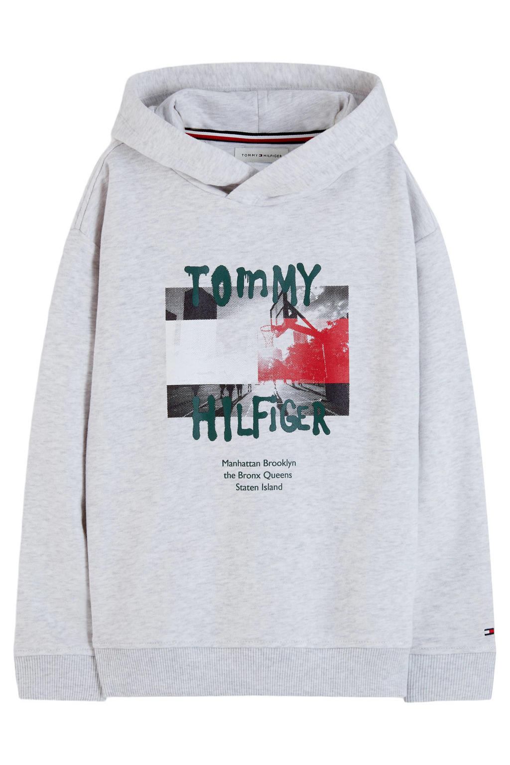 Tommy Hilfiger sweater met logo - grijs