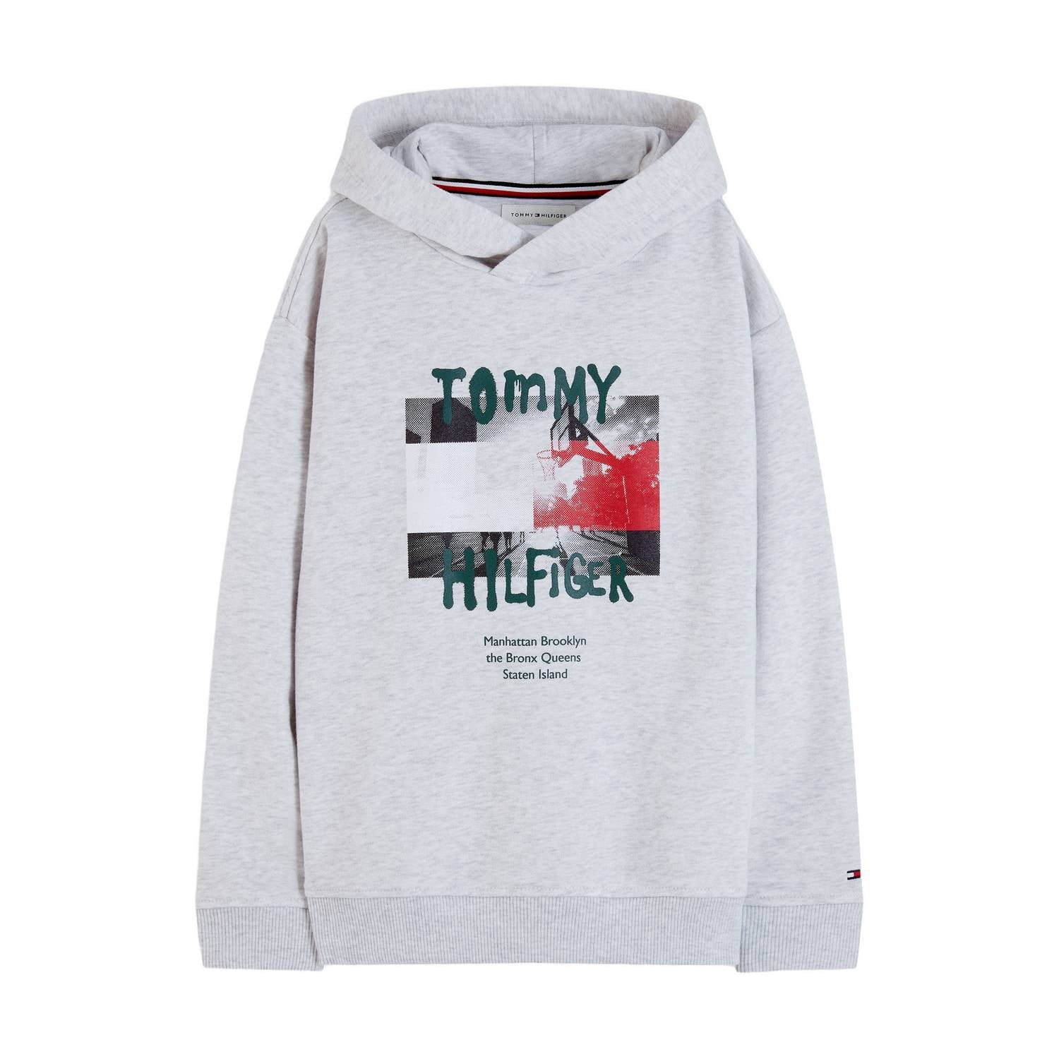 Tommy Hilfiger sweater met logo grijs