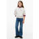 Tommy Hilfiger sweater met tekst - wit