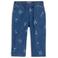 Tommy Hilfiger wide leg jeans met print - mediumblauw