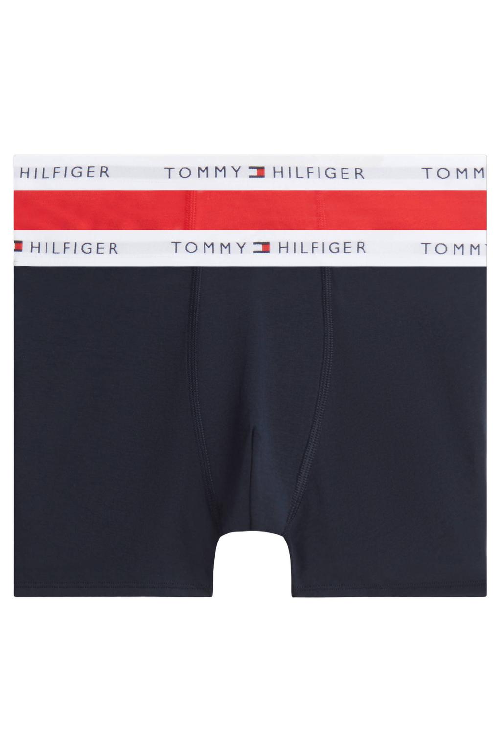 Tommy Hilfiger boxershorts - donkerblauw/rood (set van 2)