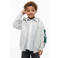 Tommy Hilfiger katoenen sweatvest met print - grijs