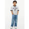 Tommy Hilfiger x Peanuts Snoopy T-shirt grijs melange