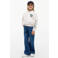 Tommy Hilfiger sweater met tekst - offwhite