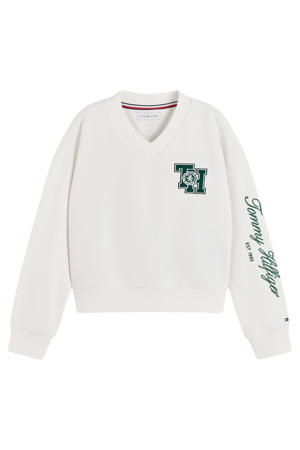 sweater met tekst - offwhite