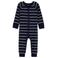 Tommy Hilfiger gestreepte onesie - donkerblauw/wit