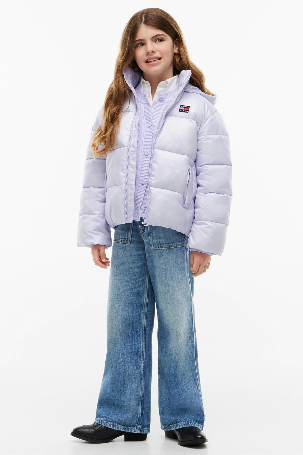 Tommy Hilfiger pufferjas - lila