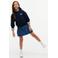 Tommy Hilfiger hoodie met tekst - donkerblauw