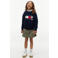 Tommy Hilfiger x Peanuts Snoopy sweater donkerblauw