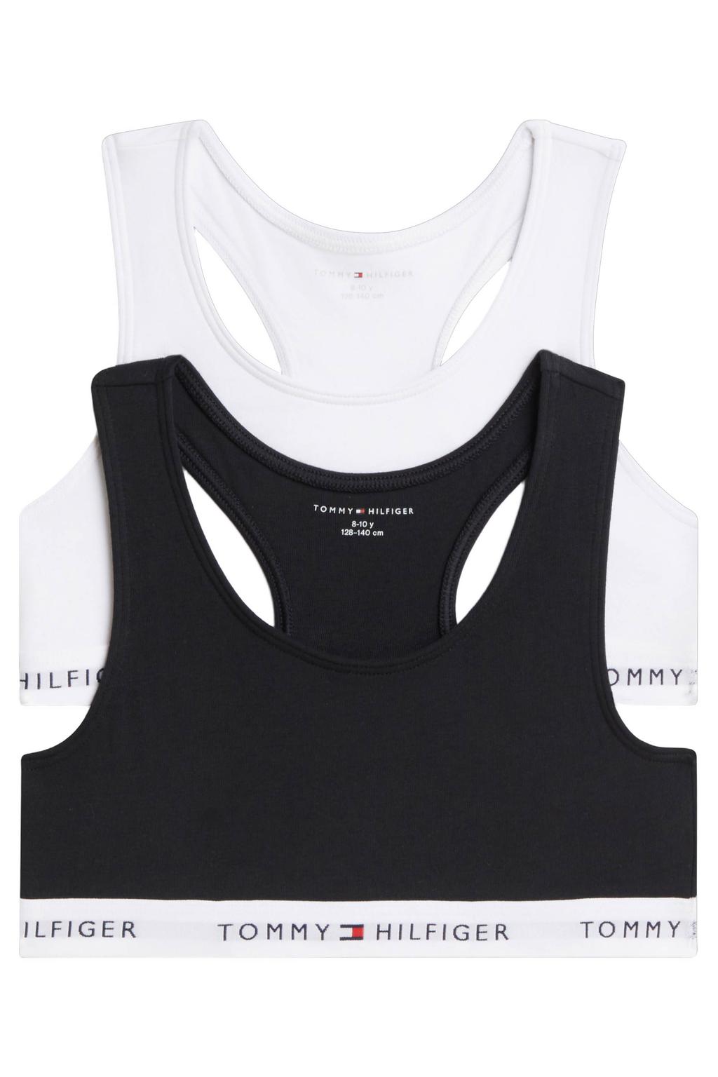 Tommy Hilfiger bralette met logo - zwart/wit