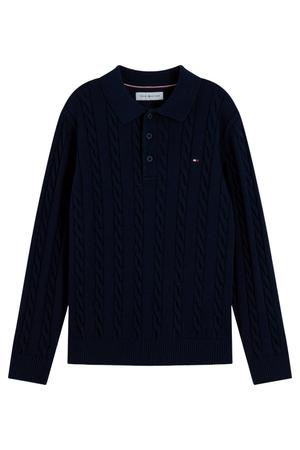 gebreide trui - donkerblauw