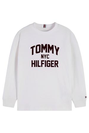 longsleeve met logo - wit
