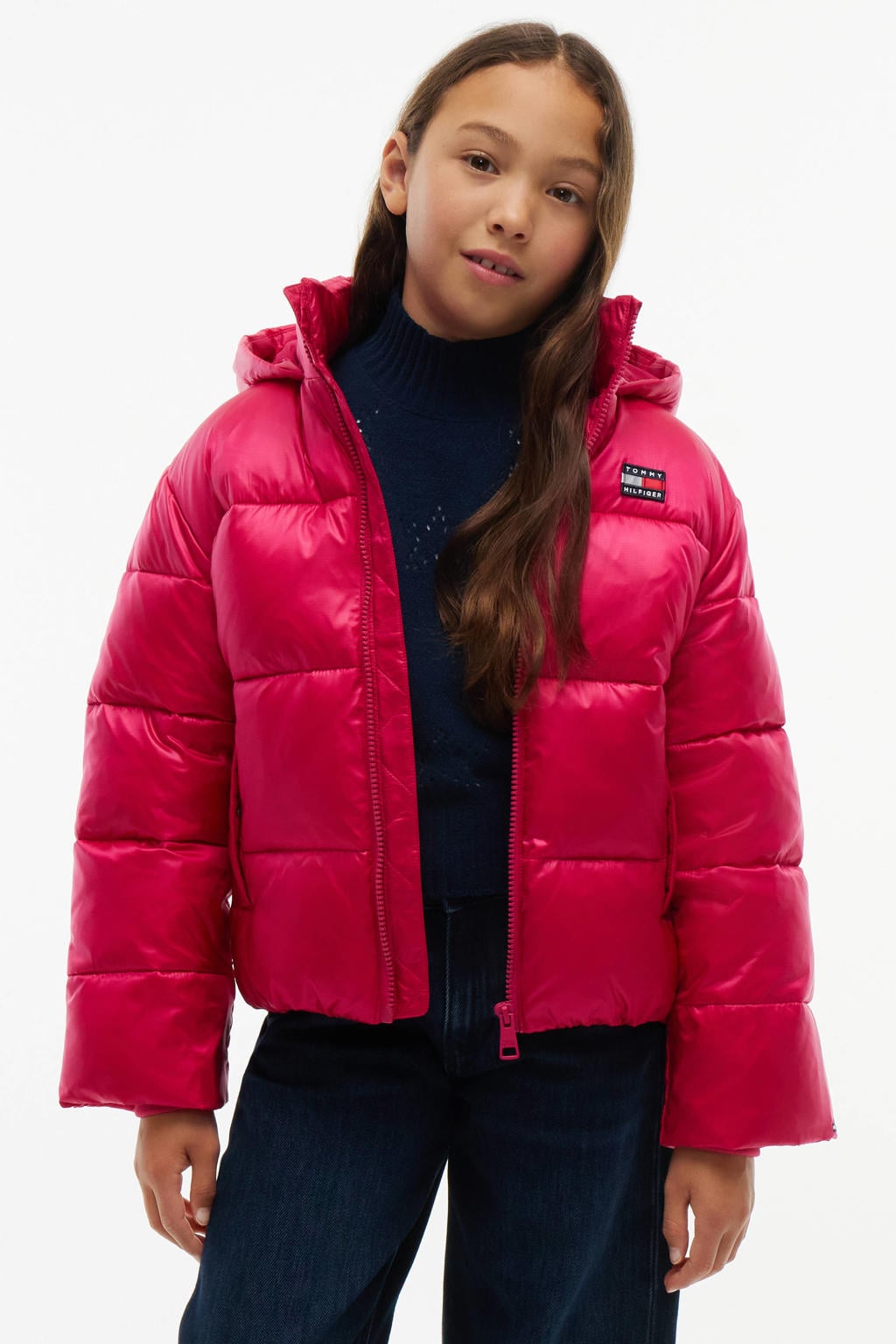 Tommy Hilfiger pufferjas - fuchsia