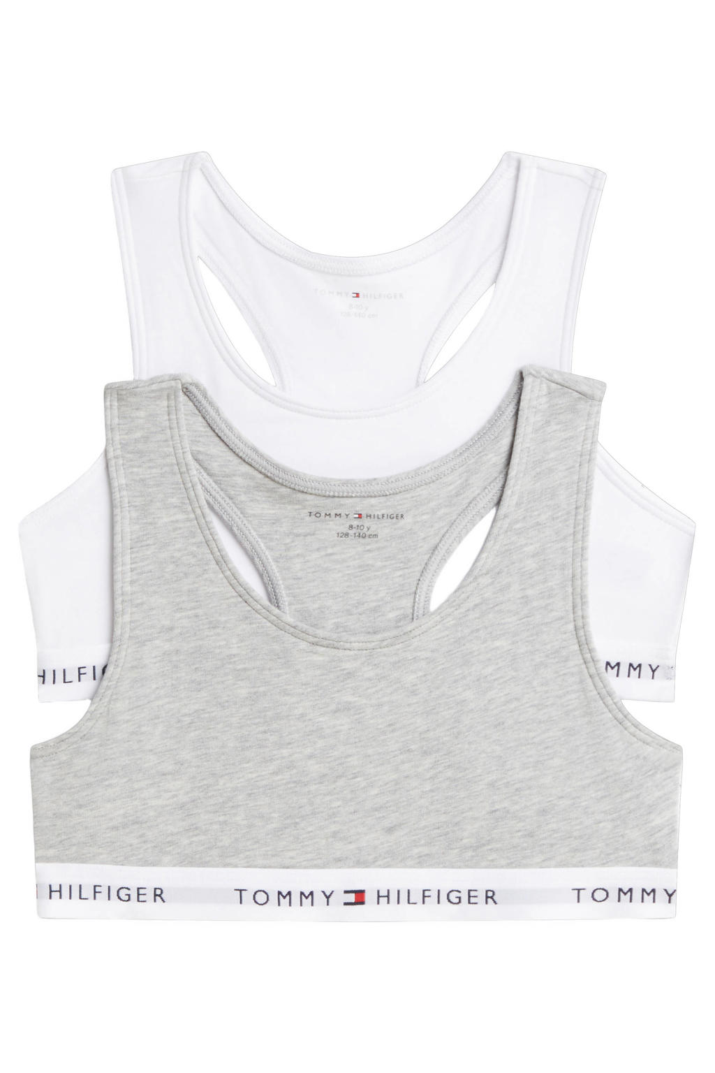 Tommy Hilfiger bralette met logo - lichtgrijs