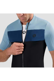 thumbnail: Rogelli Fietsshirt Core Block Zwart/Blauw