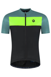thumbnail: Rogelli Fietsshirt Core Block Zwart/Turquoise