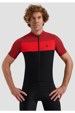 Fietsshirt Core Block Zwart/Rood