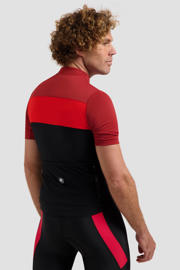 thumbnail: Rogelli Fietsshirt Core Block Zwart/Rood