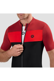 thumbnail: Rogelli Fietsshirt Core Block Zwart/Rood