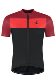 thumbnail: Rogelli Fietsshirt Core Block Zwart/Rood