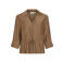 VILA viscose loose fit blouse - camel