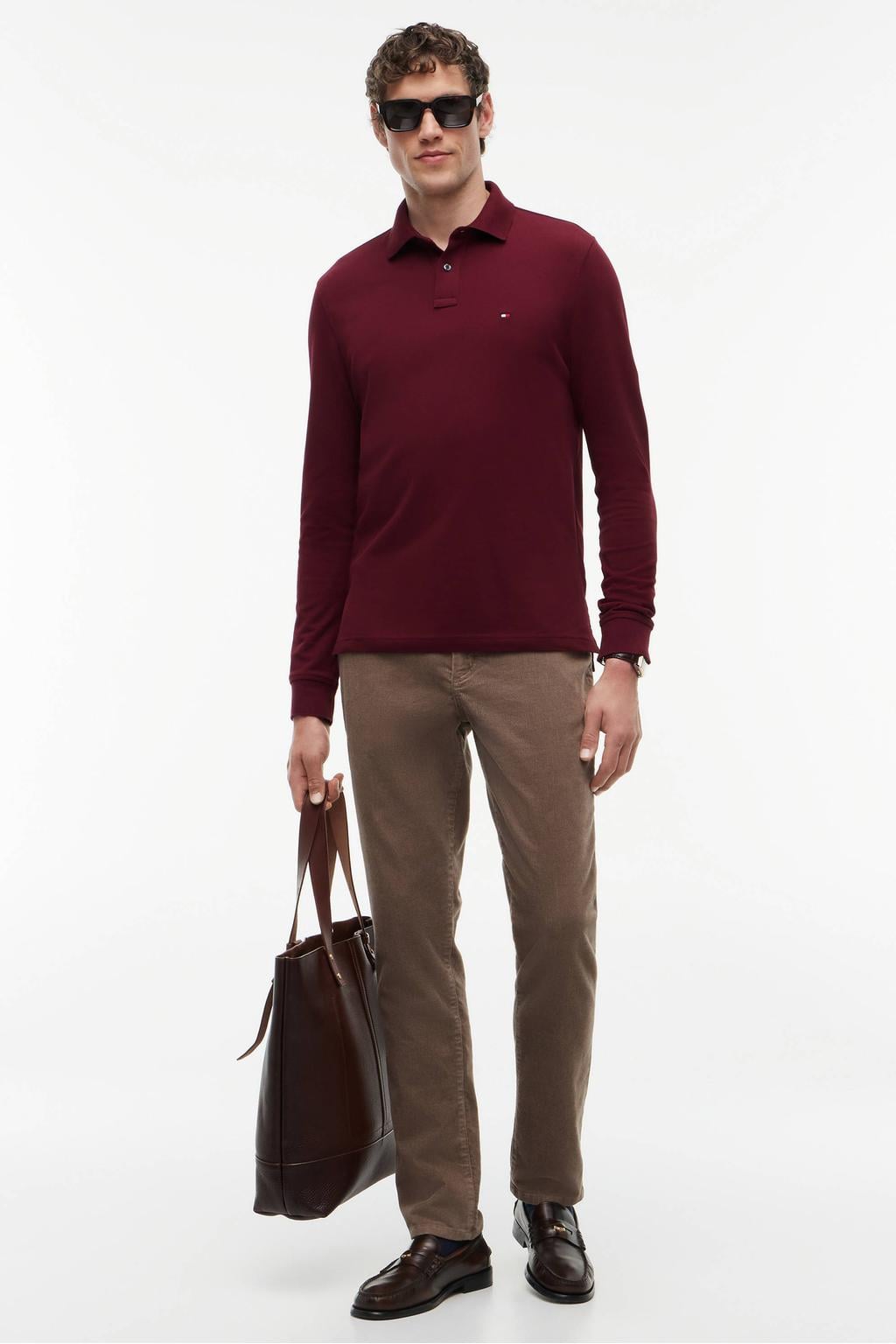 Tommy Hilfiger 1985 regular fit polo - bordeaux