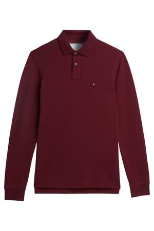 1985 regular fit polo - bordeaux