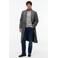 Tommy Hilfiger regular fit wollen gebreide trui - lichtgrijs