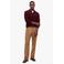 Tommy Hilfiger wollen regular fit trui - burgundy