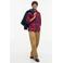 Tommy Hilfiger regular fit geruit flanel overhemd - regatta rood