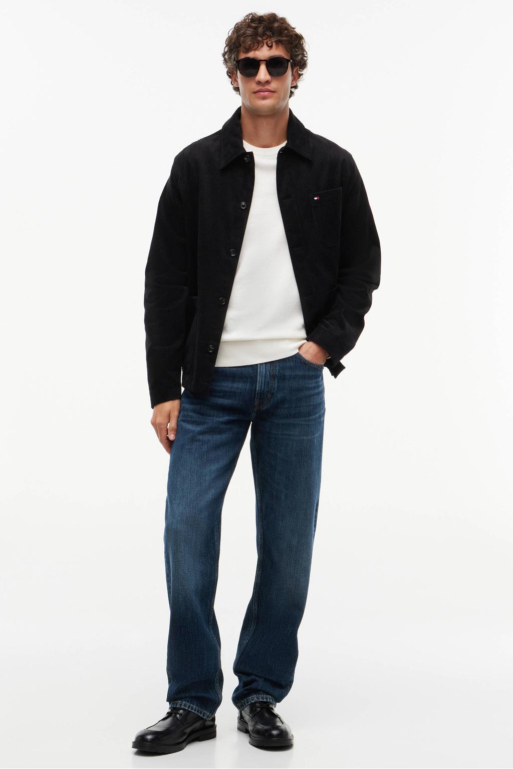 Tommy Hilfiger DOVER regular fit straight leg jeans - donkerblauw