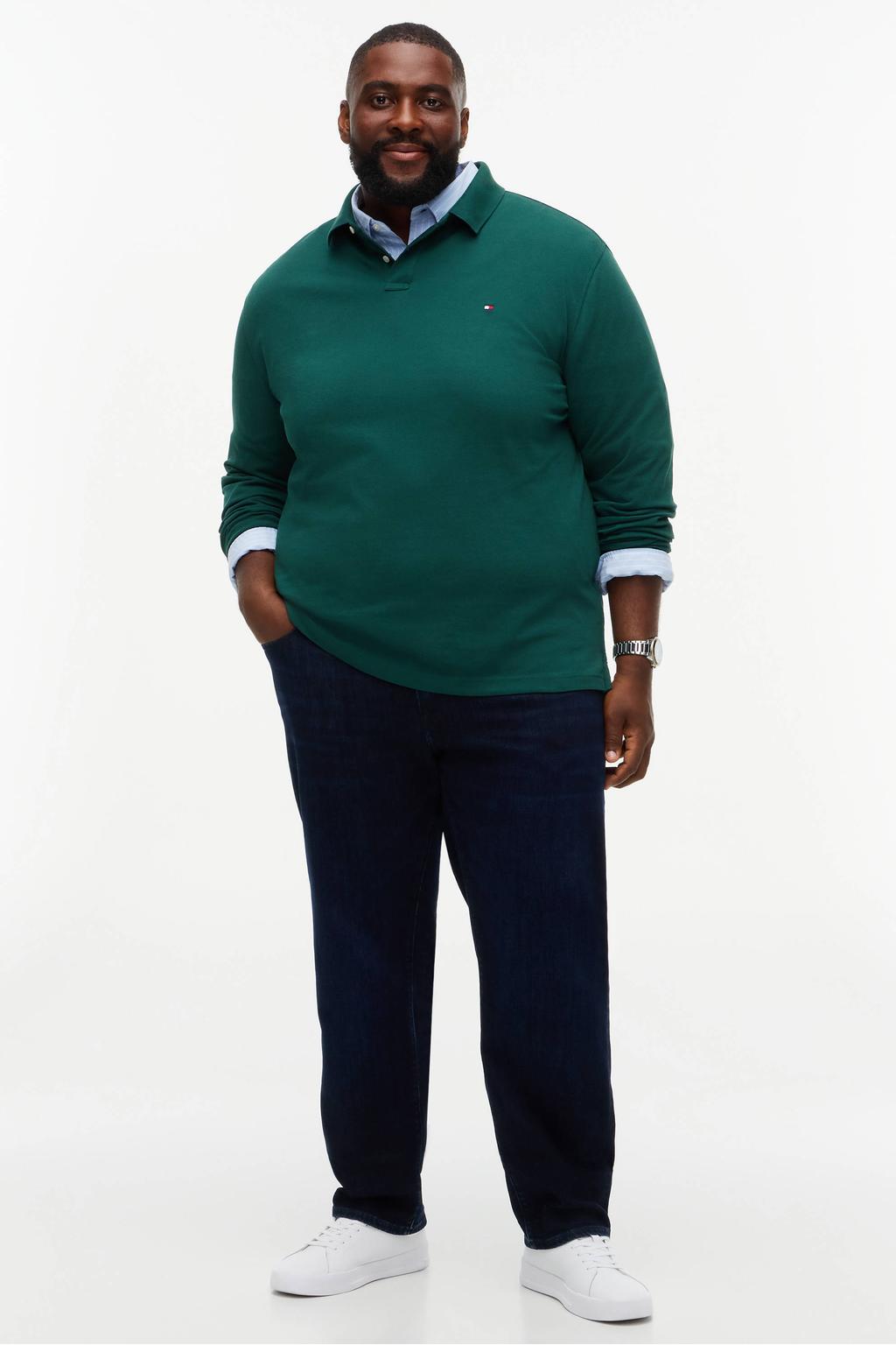 Tommy Hilfiger Big & Tall Plus Size regular fit polo - ornamental green