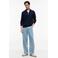 Tommy Jeans katoenen regular fit gebreide trui - donkerblauw