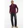Tommy Jeans katoenen regular fit gebreide trui - calypso berry