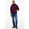 Tommy Jeans hoodie met logo - calypso berry