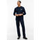 Tommy Jeans regular fit longsleeve met logo - donkerblauw