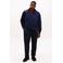 Tommy Hilfiger Big & Tall Plus Size regular fit gebreide trui met kasjmier - donkerblauw