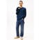 Tommy Jeans regular fit longsleeve - donkerblauw