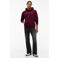 Tommy Jeans hoodie met logo - calypso berry