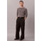 Calvin Klein wollen regular fit gebreide gemêleerde trui - grijs