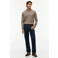 Tommy Hilfiger gebreide trui met kasjmier - taupe