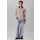 CALVIN KLEIN JEANS regular fit gestreepte polo - wit