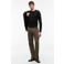 Tommy Hilfiger slim fit longsleeve met logo - zwart